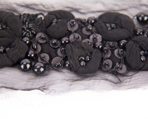 Craft & Millinery Supplies -- Trish Millinery- black trim beaded millinery diy crafts