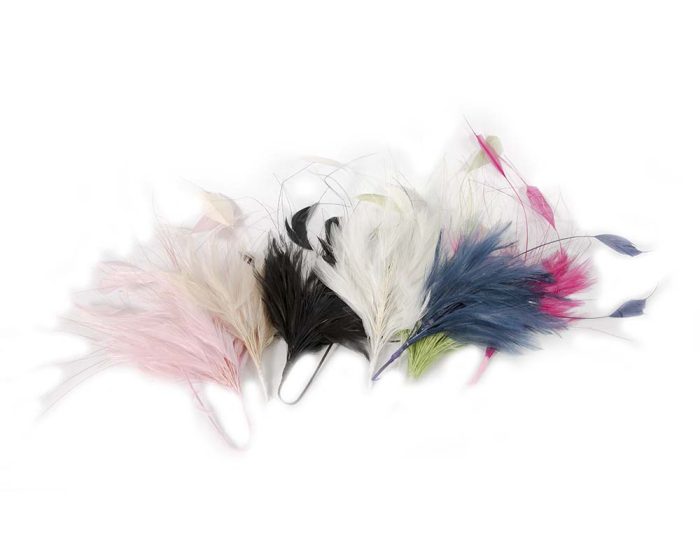 Long coque fluffy feather tree bunch Many Colors