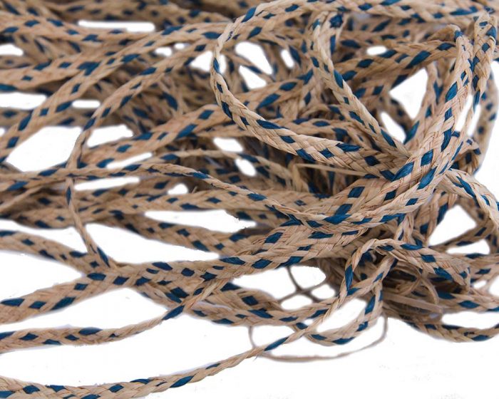 Natural Blue paper braid 8mm