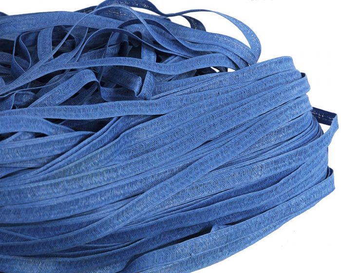 Royal blue woven paper braid 12mm wide