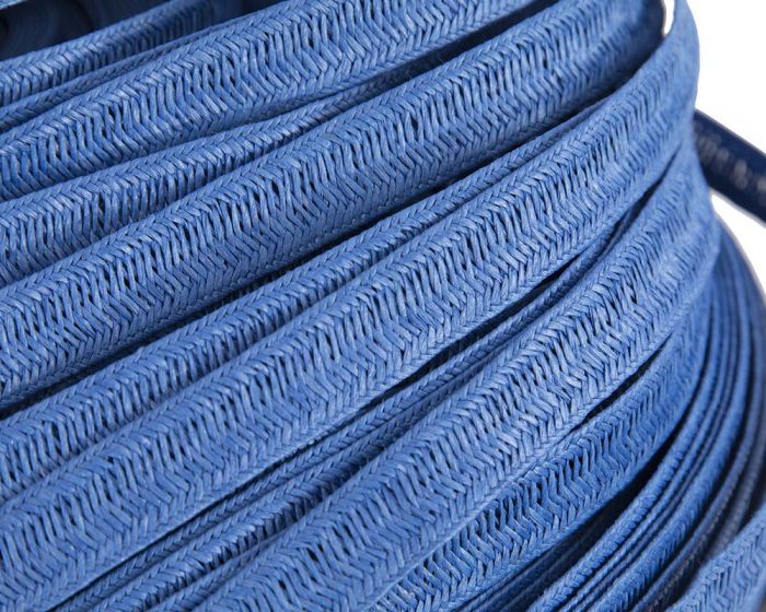 Royal blue woven paper braid 12mm wide - Image 2