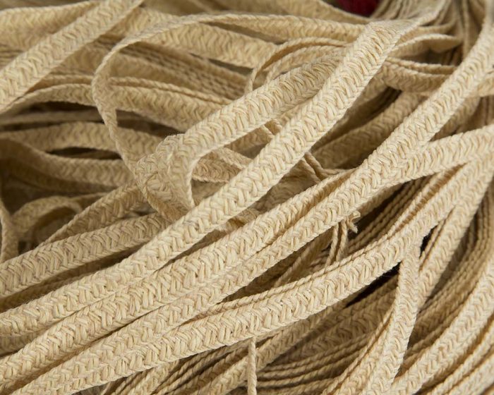 Natural woven paper braid 8mm wide - Image 2