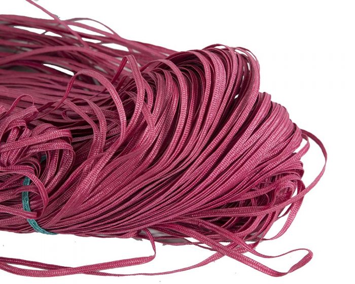 Fuchsia woven braid 6mm wide