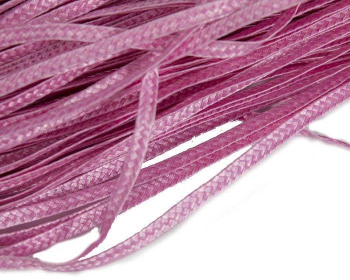 Pink woven PP braid 7mm wide - Image 2