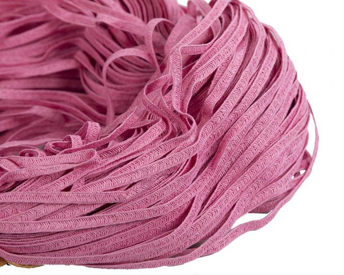 Fuchsia woven paper braid 8mm wide