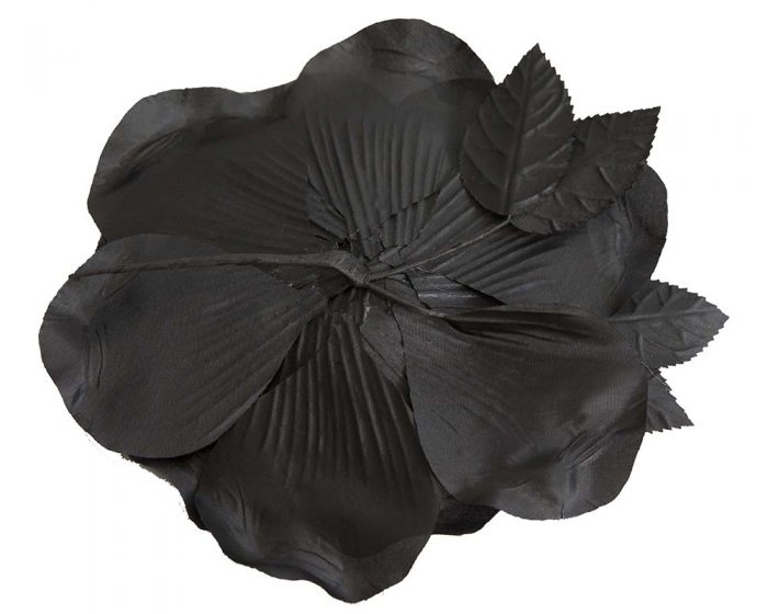 Large black rose flower - Image 3