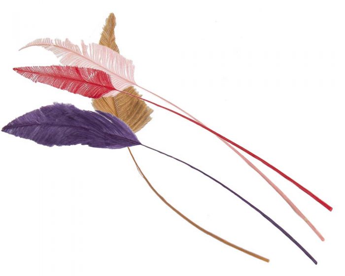 Long Arrow Ostrich Feather (many colors)