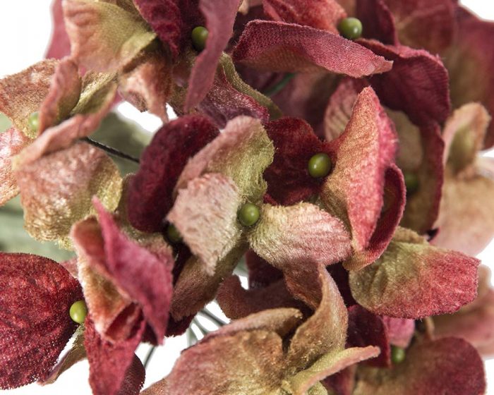 Long stem velvet Hydrangea Spray millinery flower arrangement - Image 10