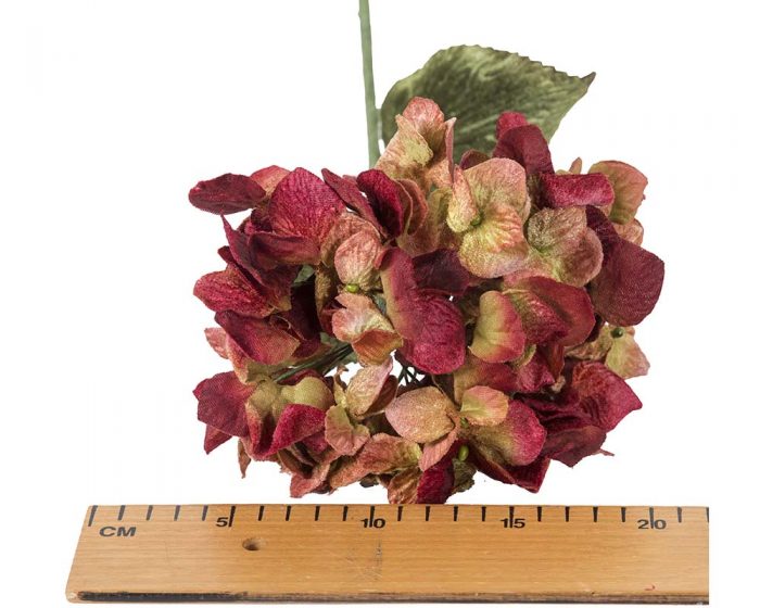 Long stem velvet Hydrangea Spray millinery flower arrangement - Image 8