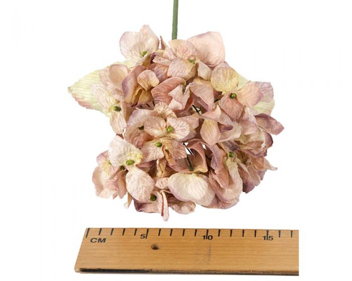 Long stem velvet Hydrangea Spray millinery flower arrangement - Image 5