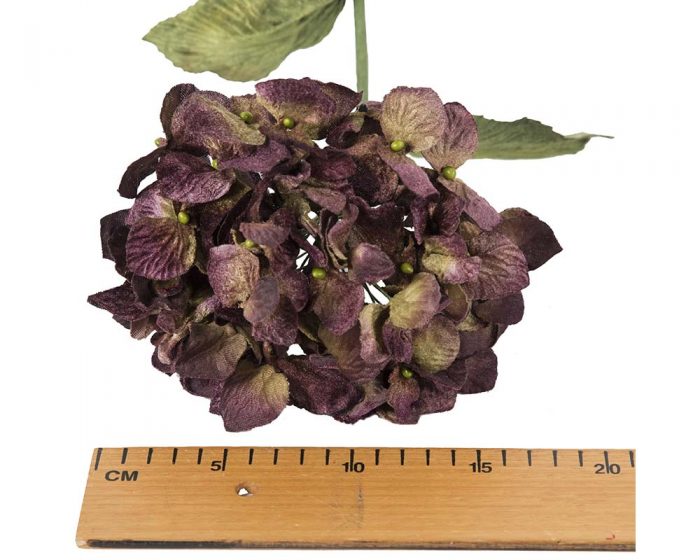 Long stem velvet Hydrangea Spray millinery flower arrangement - Image 2