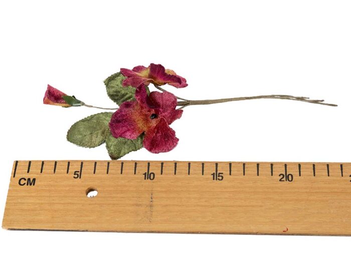 Small velvet millinery flower bunch - Image 14