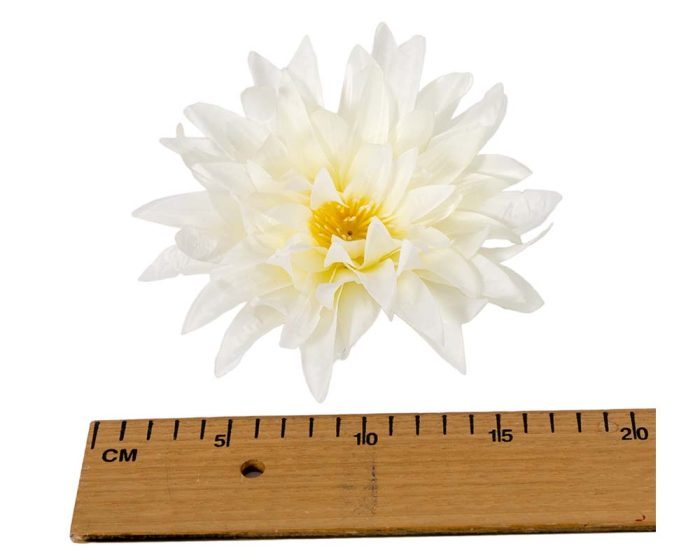 Large Chrysanthemum Fabric  Millinery Flower - Image 2