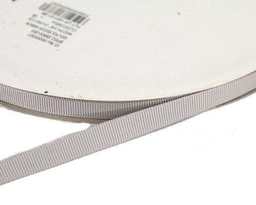 Craft & Millinery Supplies -- Trish Millinery- 10mm grosgrain silver