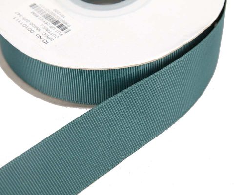 Craft & Millinery Supplies -- Trish Millinery- 25mm grosgrain teal