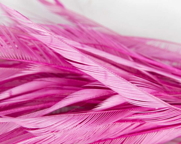 30cm fuchsia feathers bunch - Image 2