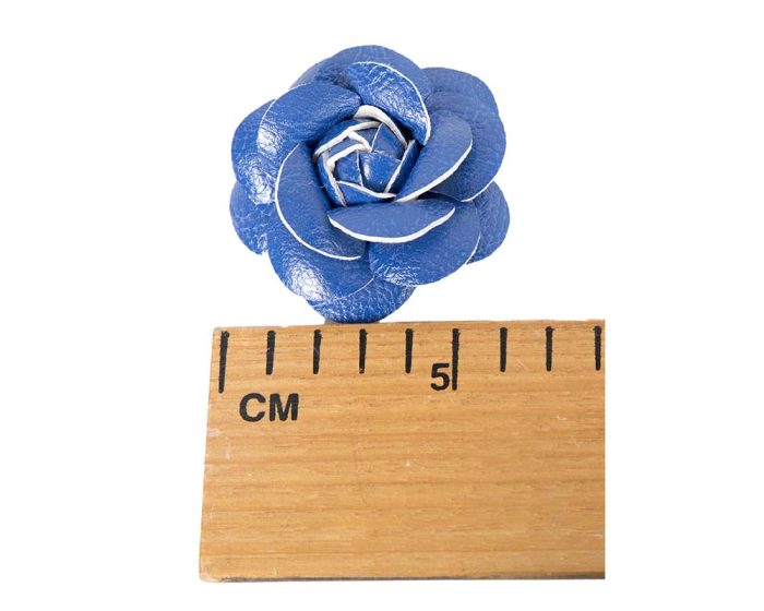 Petite leather rose flower - Image 8