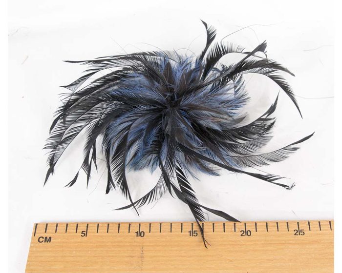 Large navy & black feather arrangement