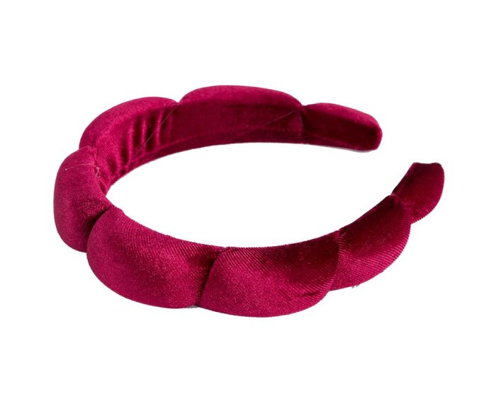 Velvet covered puffy headband - Image 2