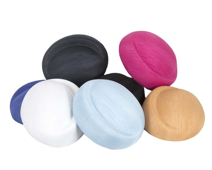 Fabric covered stewardess pillbox hat fascinator base