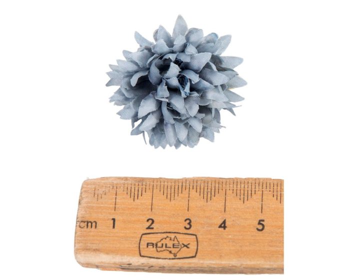 Small blue artificial flower (pack of 5) - Image 2