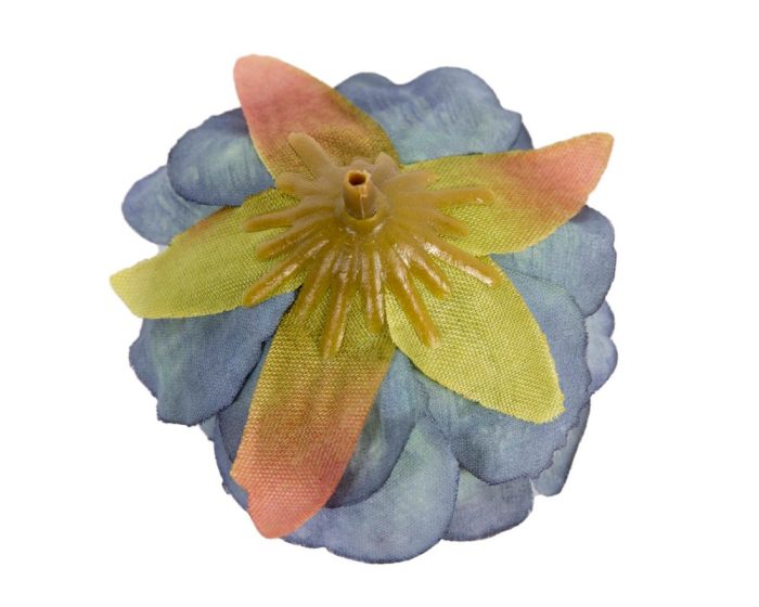 8cm blue artificial flower (pack of 5) - Image 3