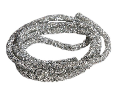 Craft & Millinery Supplies -- Trish Millinery- cord1 silver