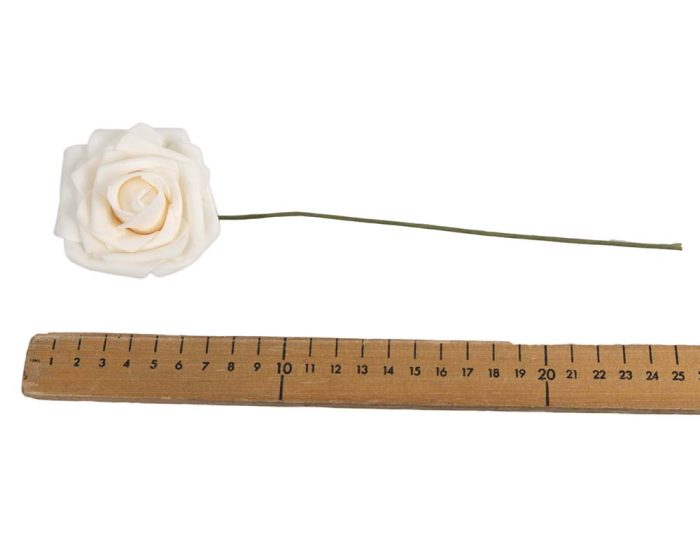 Petite artificial flower on long stem - Image 5