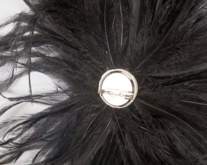Ostrich fringe Feather Bunch Broche - Image 16