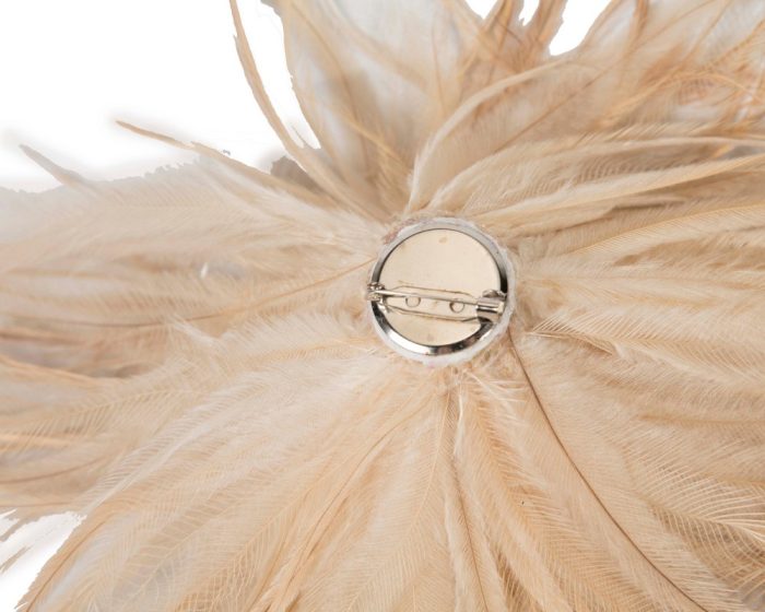 Ostrich fringe Feather Bunch Broche - Image 12