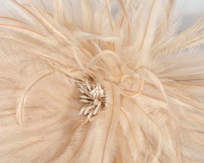 Ostrich fringe Feather Bunch Broche - Image 4