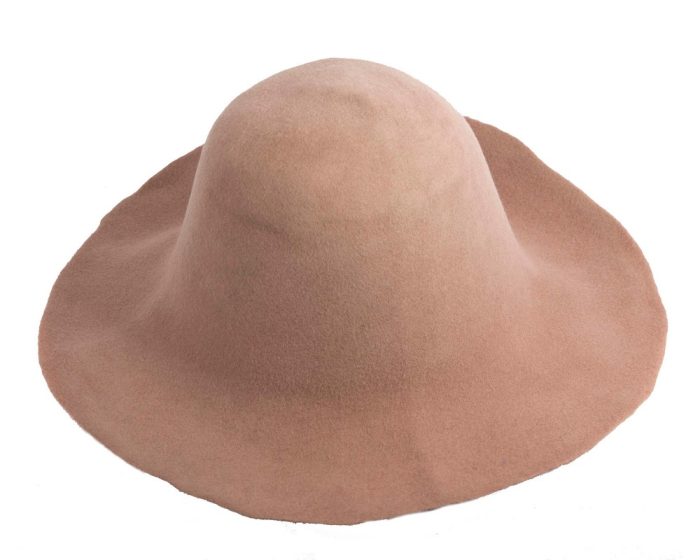 Felt wide brim Capeline Hood - Image 3