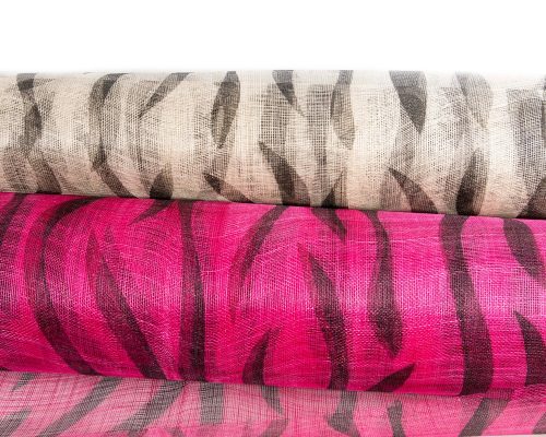 Craft & Millinery Supplies -- Trish Millinery- sinamay printed